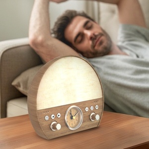 Lampe de sommeil intelligente HiFiD, haut-parleur sans fil, réveil, aide au sommeil, lumière, bruit blanc, machine à sons pour le sommeil, pour bébé, adulte, bureau - Product Image 1