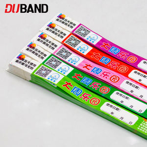 Bracelets synthétiques personnalisés avec logo imprimé pour les festivals, bracelets imperméables et résistants aux déchirures pour les concerts et les événements <span class=keywords><strong>de</strong></span> célébration - Product Image 5