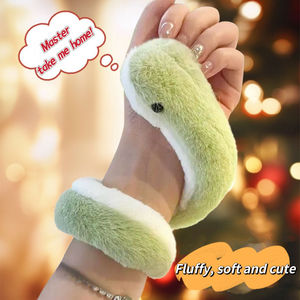 Personalizable gran oferta serpiente enredada suerte colgante peluche decoración del hogar Decoración lindo divertido serpiente juguete muñecos de peluche - Product Image 5