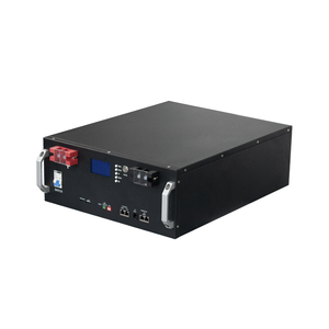 Batterie au lithium rechargeable 5 kWh 51,2 V, montage mural, stockage d'énergie domestique, batterie LiFePO4 48 V 100 Ah, protection BMS, <span class=keywords><strong>FGET</strong></span> - Product Image 1