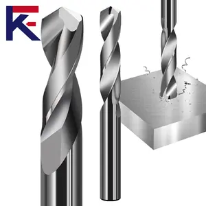 Metal delme için KF Tungsten çelik alaşımlı büküm matkap uçları freze kesicisi matkap ucu