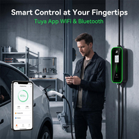 Chargeur EV portable 3,5 kW, résistant à la chaleur et au sable, flexible, en TPU de haute qualité, chargeur EV 3,5 kW, type 2