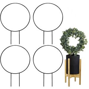 植木鉢 & プランター用金属製クライミングフレームラックサポートフレーム庭 & 屋内用多用途スタンド - Product Image 1