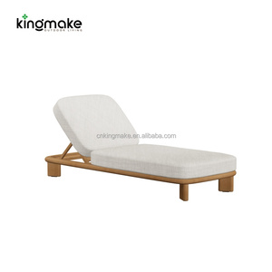 Chaises longues de <span class=keywords><strong>jardin</strong></span> en gros pour villas, ensemble de mobilier de patio haut de gamme, chaises longues de soleil en teck de qualité supérieure pour hôtels et complexes hôteliers - Product Image 4