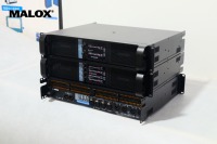 Amplificateur stéréo professionnel haute puissance 14000W en métal, connectable en pont, avec connecteurs XLR/Speakon pour système de sonorisation de scène de concert et DJ