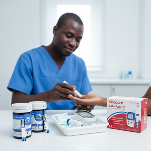 Bandelettes de test de glycémie Sinocare Code <span class=keywords><strong>Free</strong></span> Safe Accu2 - Product Image 1