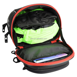 Sac à dos pour moto avec couverture anti-poussière et imperméable, serrure à code, sac à main, sac de siège arrière, sac de queue de moto - Product Image 2