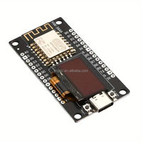 Placa de Desarrollo NodeMCU ESP8266 con Pantalla OLED de 0.96 Pulgadas, Módulo de Controlador CH340 para Programación Arduino IDE/Micropython