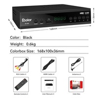 Décodeur numérique TDT Free Dish Mpeg4, décodeur numérique double cœur, tuner TV numérique STB, TV Full HD TDT avec USB WiFi