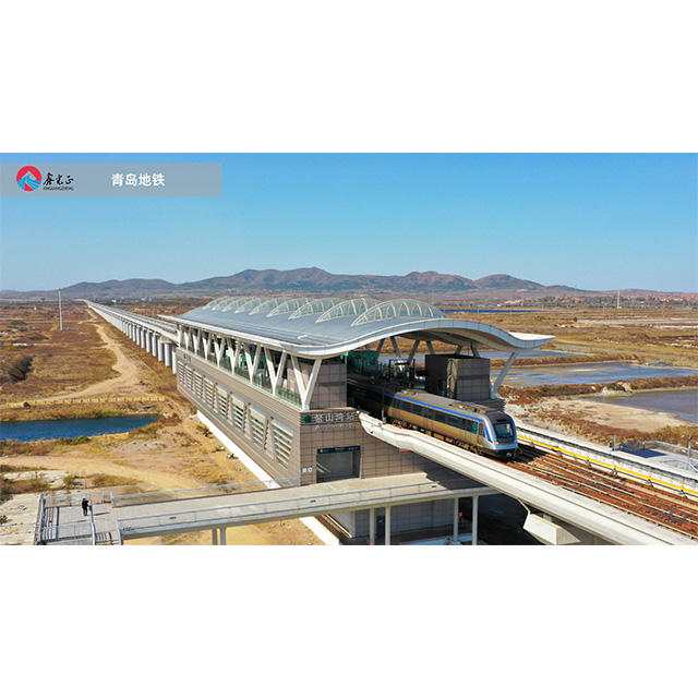 Steel Structure Gas Station Canopy Modern Design, Custom Size