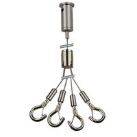 Kit de suspension pour plafonnier LED OEM, crochet à ressort en métal, pince de câble écologique, design moderne
