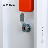 Casier à vêtements SMILE à 3 portes en acier, à poser au sol, design moderne pour école/bureau