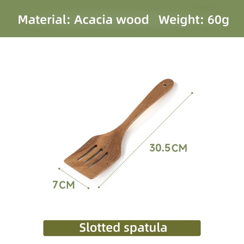 Wood Color  style G  Strainer spatula