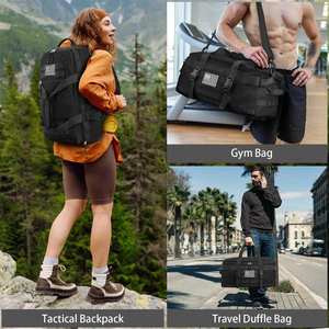 Özel büyük kapasiteli çok fonksiyonlu 3 1 açık spor taktik ayakkabı bölmesi ile seyahat sırt çantası büyük taktik spor çanta OEM - Product Image 6