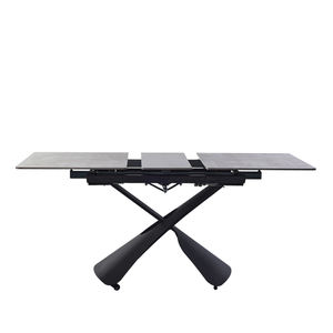 <span class=keywords><strong>Table</strong></span> à manger rectangulaire <span class=keywords><strong>extensible</strong></span> en céramique nordique de luxe avec roulettes - Product Image 2