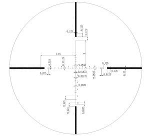 SPINA OPTICS 2-16x56 FFP 56mm Obiettivo a lungo raggio tattico illuminato da caccia - Product Image 6