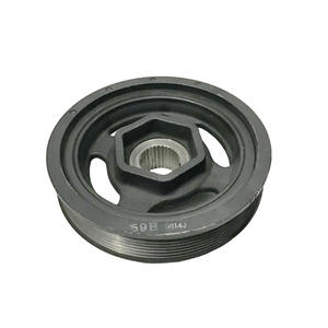 พูลเลย์สายพานวีของฮอนด้า รุ่น 13810-59B-003 ขนาดรู 50 มม. แบบร่องเดี่ยว ทำจากเหล็ก สำหรับเพลาข้อเหวี่ยง ใช้กับเครื่องยนต์ 1.5 ของรถยนต์ Accord, Civic, HRV และ CRV - Product Image 4