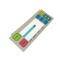 Teclado de Membrana Táctil de Plástico con Impresión Serigráfica IP65 con Ventana LCD y Control Remoto