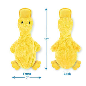 Forniture per animali domestici giocattolo per cani in peluche cigolante giocattoli per anatra cane con scricchiolatura morbida - Product Image 2