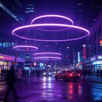 Lumière LED circulaire, éclairage LED annulaire pour club, lumière LED à pixels RGB, tube néon LED 24V, lumière LED annulaire pour plafond, pour décoration extérieure