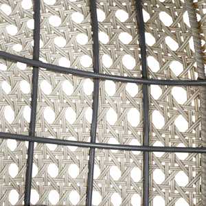 Quá Khổ mây đôi ghế đu ghế wicker trứng ngoài trời ghế sân vườn đồ nội thất sân thượng lớn ghế bành Patio ghế sâu - Product Image 6