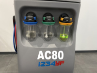 BAOHUA 2025 R1234yf 220-240V Tanque de 15 kg con Pantalla de 10 Pulgadas, Equipo Automático de Reciclaje y Recarga de Gas para Aire Acondicionado, Servicio de Cuidado Automotriz