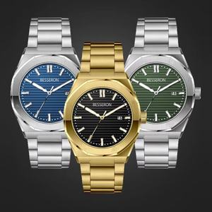 Nuevo Reloj Mecánico Automático para Hombre BESSERON de 42 mm, Acero Inoxidable 316L, Esfera Hardlex, Botón de Presión, Cierre Oculto, Resistente al Agua 5 ATM - Product Image 4