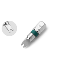 Embout industriel en acier S2 en forme de U U4 U6 25 mm chromé antirouille magnétique de sécurité à changement rapide pour outil électrique DIY OEM