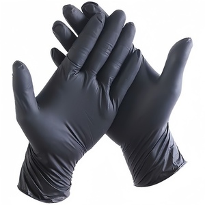 <span class=keywords><strong>Gants</strong></span> en Nitrile Noirs Jetables de Qualité Alimentaire pour Manipulation Alimentaire Propre, Imperméables, Résistants à l'Huile, pour <span class=keywords><strong>Cuisine</strong></span> et Usage Domestique - Product Image 2