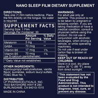 Comprimés oraux de mélatonine et de vitamines B5 et B6 sans sucre, de haute qualité, sous marque privée, pour favoriser le sommeil et améliorer la qualité du sommeil.