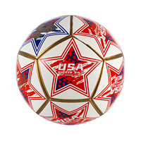 Ballon de football en TPU personnalisé avec logo brodé, grand pentagone en relief, taille 5, résistant à l'usure, pour l'entraînement