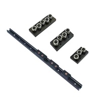 Rail de guidage linéaire à double axe SGR15 SGB15 500 mm avec curseur de verrouillage et roulement intégré pour équipement photographique et machine CNC