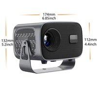 Projecteur TV LCD Home Cinéma A10 Mini projecteur vidéo portable A10 smart android 11