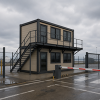 Cabine de sécurité modulaire ignifuge économique aux normes australiennes pour l'Afrique – Commande en gros