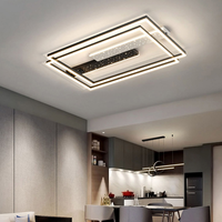 Ensemble d'éclairage complet pour la maison, moderne, simple, élégant, minimaliste, luxueux, LED, fer et acrylique, pour le salon, lampe de plafond