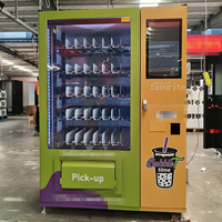 Distributeur Automatique de Bubble Tea Entièrement Automatisé pour Entreprise, Café Glacé et Chaud, à Vendre