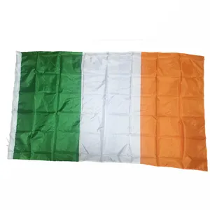 Venta al por mayor 100% Poliéster 3x5ft Stock Impreso Irl Irlandés Irlanda del Norte Bandera para elección