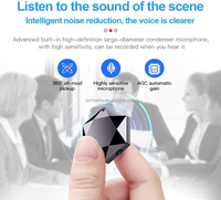 Enregistreur vocal numérique portable M6 Mini USB 8 Go WAV, appareil d'enregistrement audio