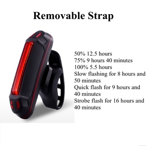 Mini feux arrière de vélo étanches pour vélo pour <span class=keywords><strong>Dynamo</strong></span> - Product Image 5