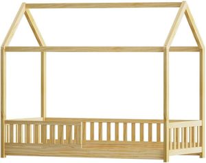 <span class=keywords><strong>Lit</strong></span> double pour enfants en bois massif en forme de château de princesse écologique moderne, <span class=keywords><strong>lit</strong></span> en bois robuste pour tout-petits pour la chambre à coucher - Product Image 1
