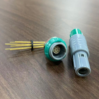 Connecteur médical en plastique série P, Prise mâle PAG, Prise femelle SKG, 2 3 4 5 6 7 8 9 10 14 broches, Étanche IP65
