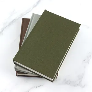 Factory Price Linen Fabric Hardcover Decorative Books For Home Decor