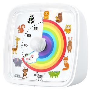 Temporizador de Google con luz nocturna de 60 minutos, reloj de cuenta regresiva de disco de cocina, gestión del tiempo silencioso, temporizador Visual de estudio para niños - Product Image 3