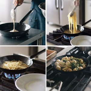 Sartén Profesional de Acero al Carbono Negro sin Recubrimiento, Wok para Restaurante, Cocina de Gas e Inducción - Product Image 3