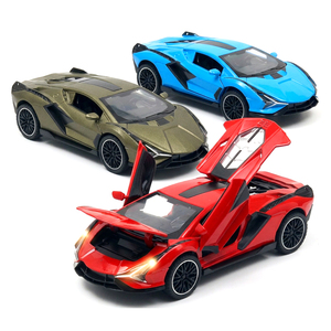 YZMODEL Modellino Auto in Scala 1/32 FKP 37 Hypercar, con Luci e Suoni, Porte Apribili, in Metallo, a Trazione Posteriore, con Batteria al Litio - Product Image 1