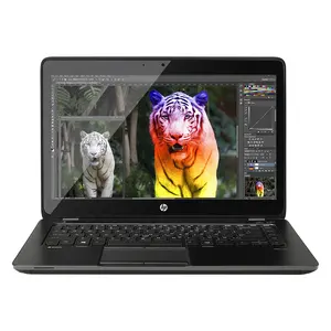 14 인치 그래픽 사무실 사용 노트북 코어 i5 i7 4G RAM 500G HDD 모바일 워크 스테이션 노트북 HP ZBOOK 14 G1 G2