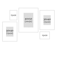 Bingkai gambar Poster film Aluminium tipis, 11x14 5x5 12x18 4x5