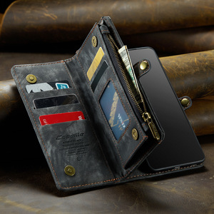 Étui portefeuille multifonctionnel en cuir PU avec porte-cartes pour <span class=keywords><strong>iPhone</strong></span> 14/15 Pro Max Étui en cuir magnétique détachable - Product Image 4