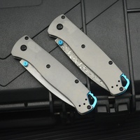 Draagbare Outdoor Edc Tool Vouwmes Stalen Mes Survival Pocket Mes Titanium Legering Handvat Voor Kamperen Dagelijks Gebruik Oem