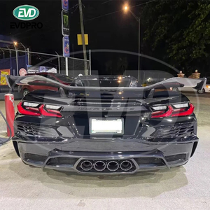 Aileron arrière en fibre de carbone de style Z06 pour <span class=keywords><strong>Chevrolet</strong></span> Corvette C8 Z06 2023-2024 - Product Image 3